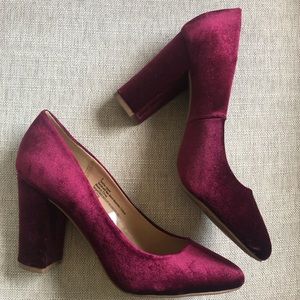 A New Day - Velveteen Heels - Fuschia (8)
